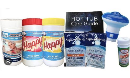 Hot tub chemical starter kit